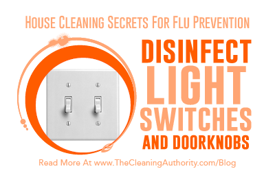 Flu Prevention: Disinfect Light Switches & Doorknobs